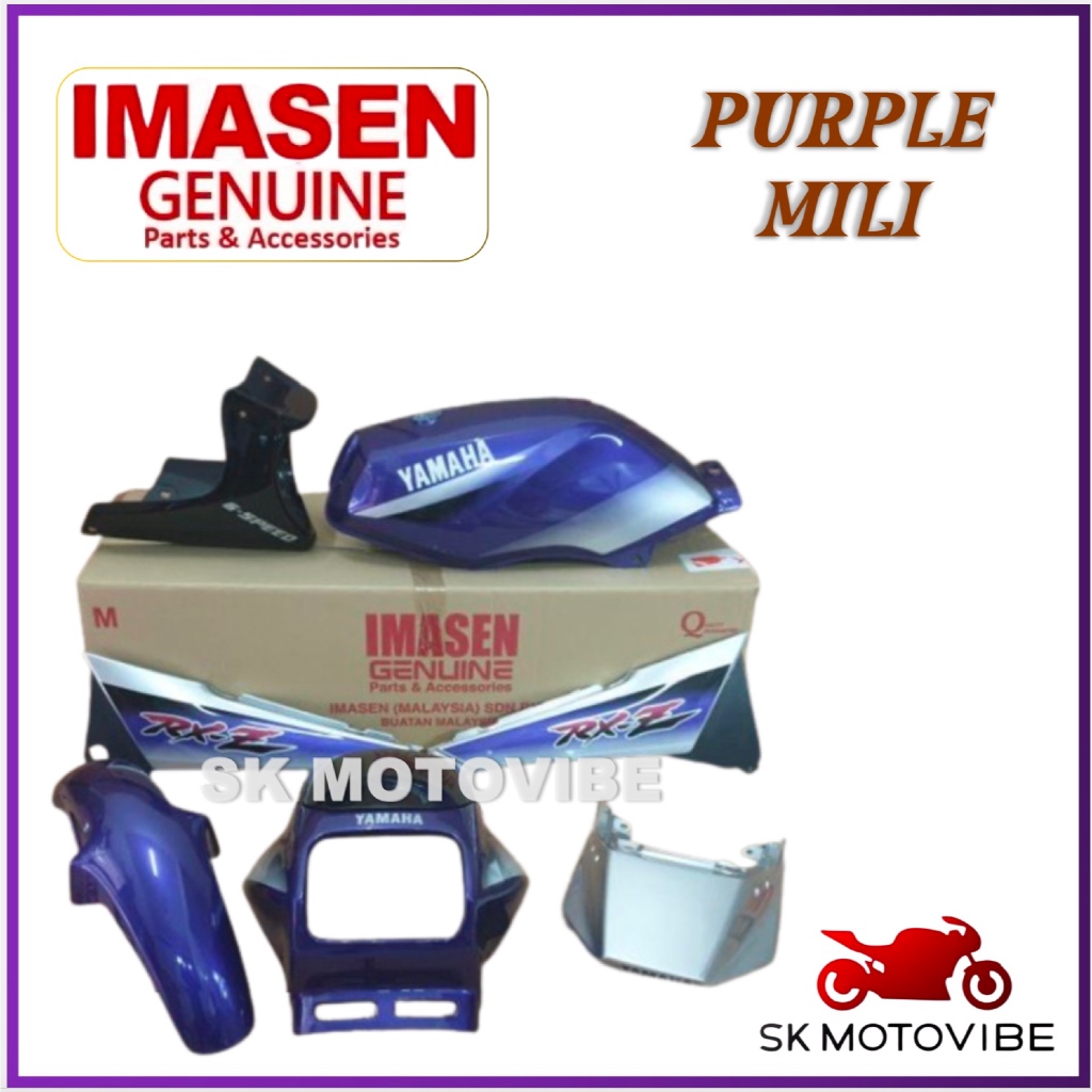 {100% IMASEN !!!} COVERSET / COVER SET RXZ IMASEN PURPLE MILI / PURPLE ...