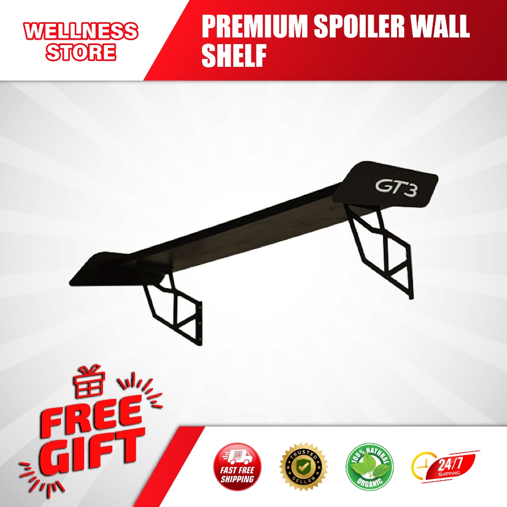 PREMIUM SPOILER WALL SHELF MULTIPURPOSE rak dinding premiun pelbagai ...