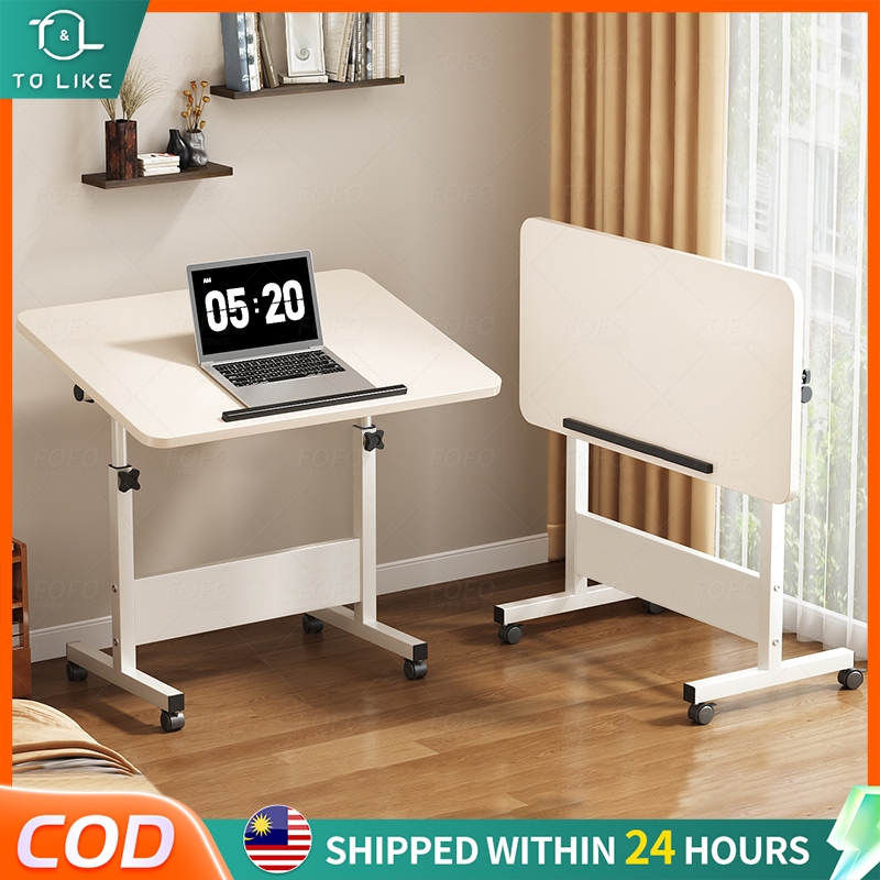 Adjustable Meja belajar Student Study Table Laptop Computer Meja Modern ...