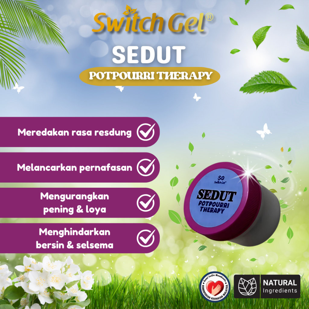 Switch Gel Sedut Potpourri Therapy - Bantu Lancarkan Pernafasan, Hidung ...