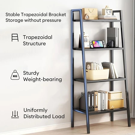 3/4/5 layers Bookshelf Storage Rack Multipurpose Shelves Storage Home ...