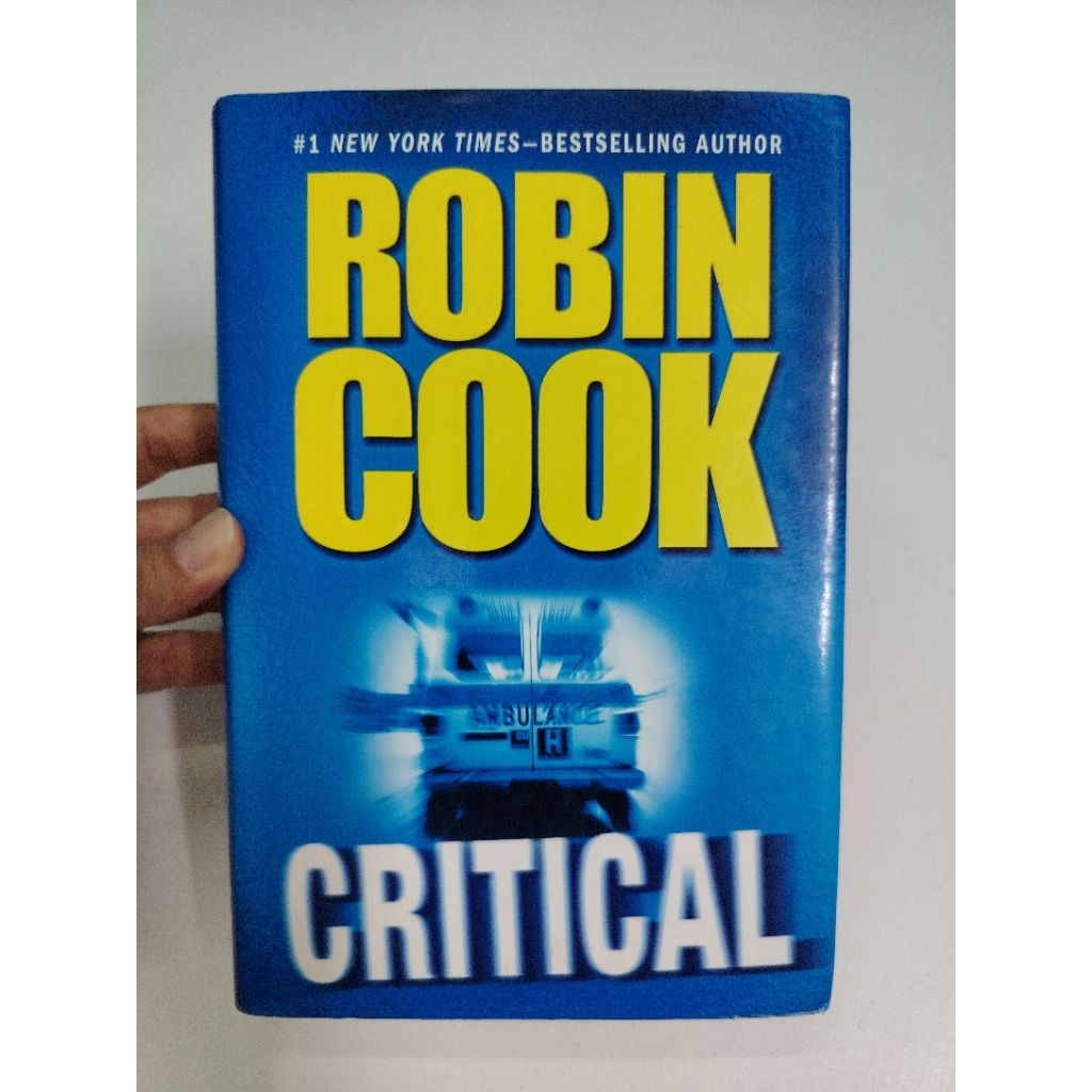[BB] [Used] (Hardcover) Critical by Robin Cook (Mystery / Crime ...