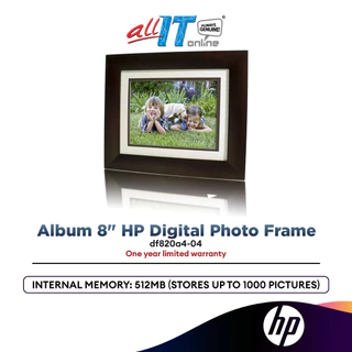 Album 8" HP Digital Photo Frame df820a4-04 [clearance/refurbish stock, 100% functional]