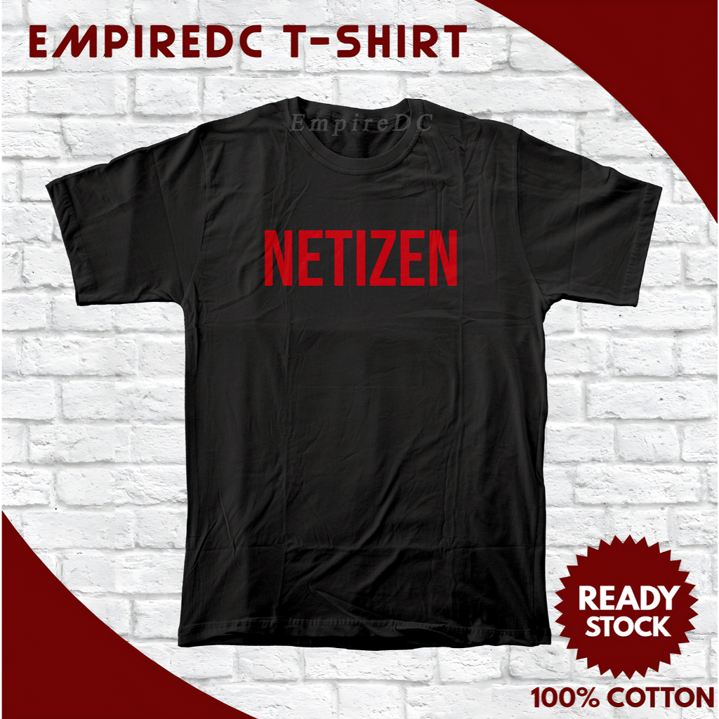 [EmpireDC] NETIZEN Meme Round Neck Cotton T-Shirt | Shopee Malaysia