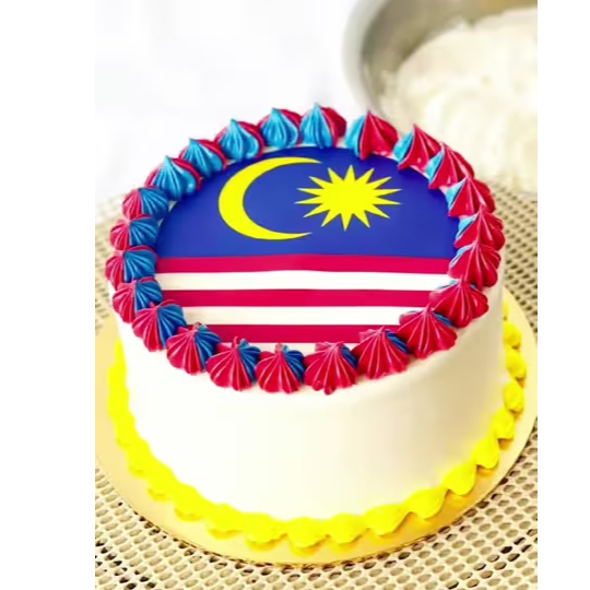 Printing EI Hari Merdeka Edible Image Print Cake Photo Icing Paper ...