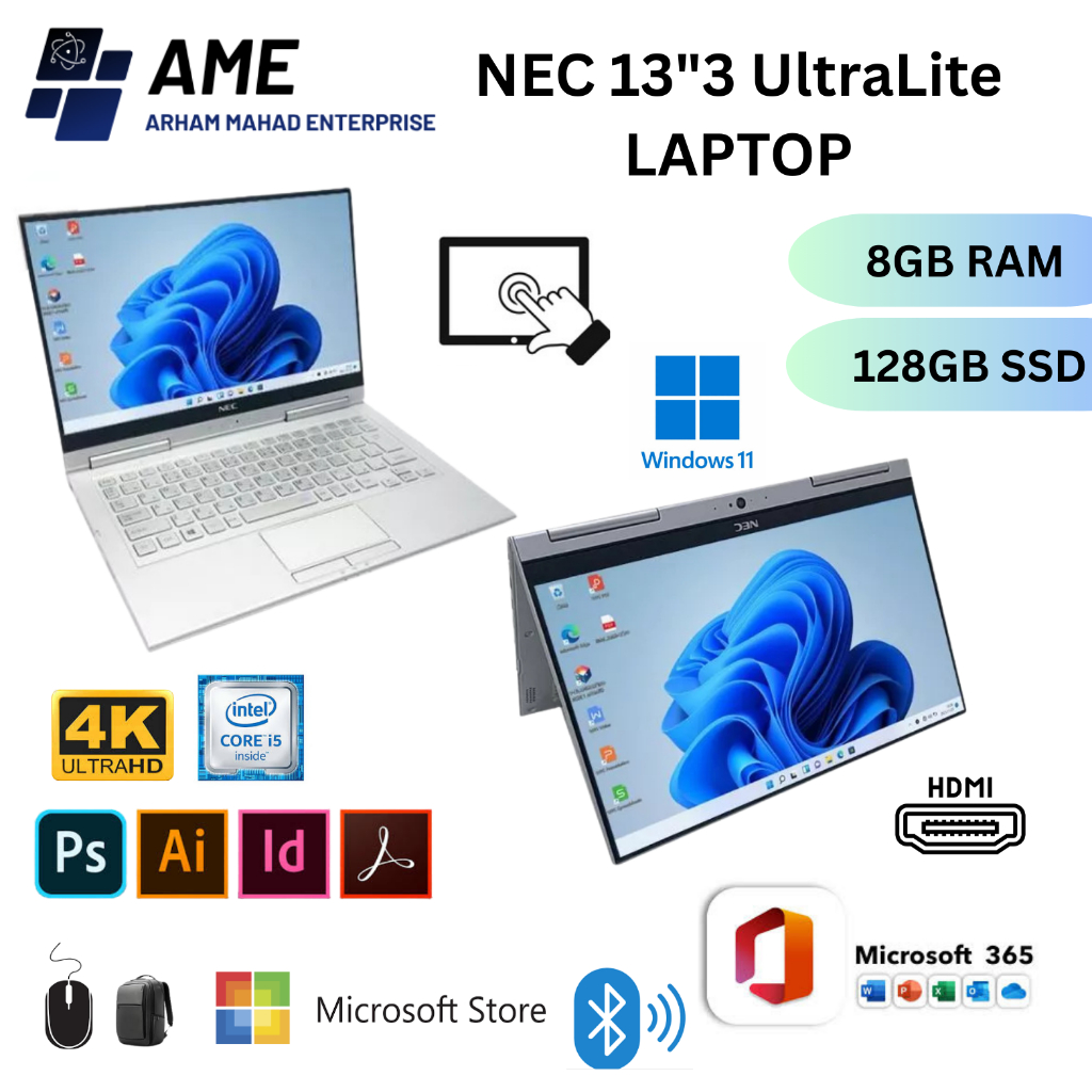 NEC 2 IN 1 TABLE WINDOW VK23TG | Shopee Malaysia