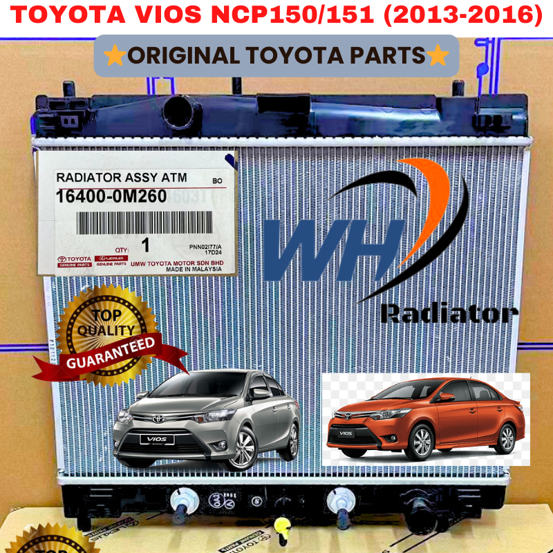 100% GENUINE ORIGINAL TOYOTA VIOS NCP150 / NCP151 AUTO/MANUAL W-5MMTUBE ...