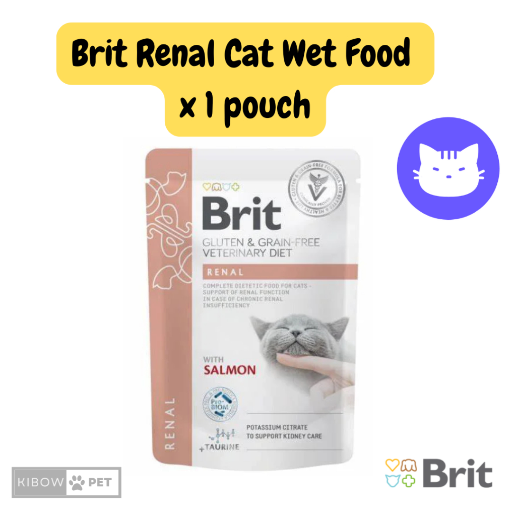 Brit Renal Cat Pouch with Salmon (1 pouch) | Shopee Malaysia
