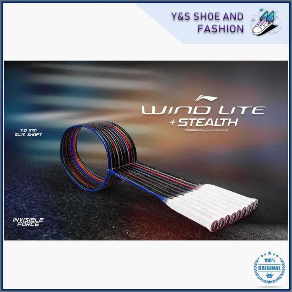 ORIGINAL Li-Ning WIND LITE + STEALTH LIGHTWEIGHT BADMINTON RACKET ...