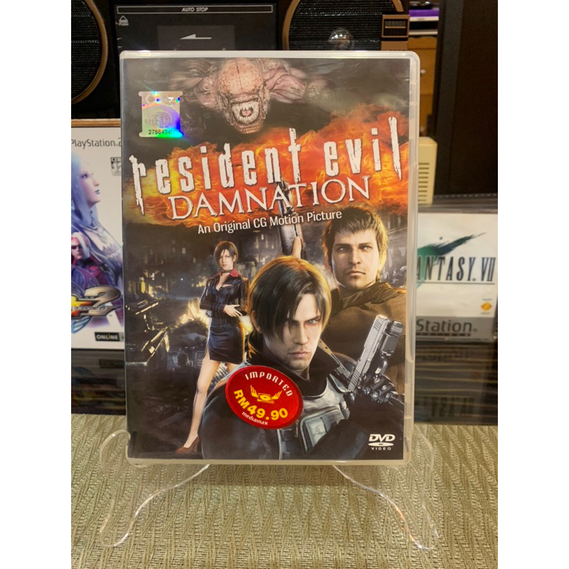 DVD resident evil DAMNATION Shopee Malaysia