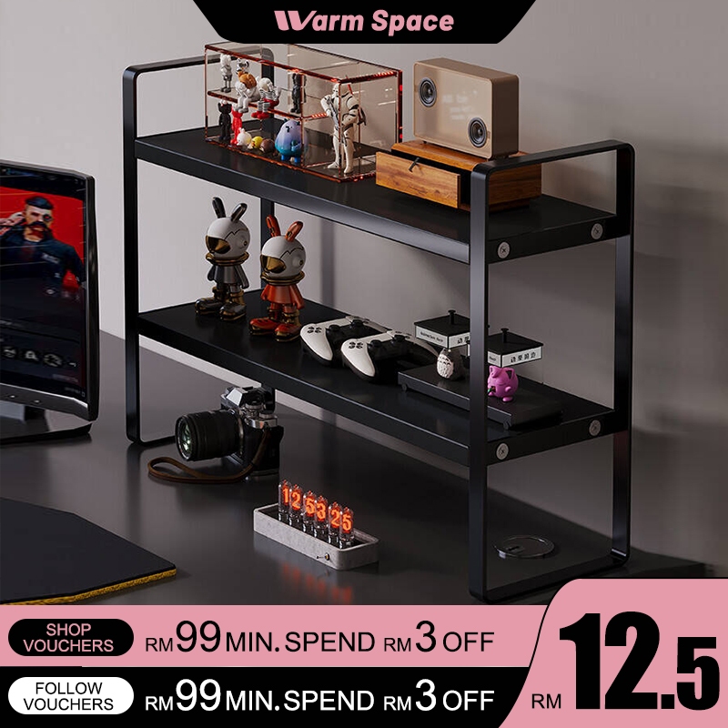 Desk Organizer Desktop Storage Rack Book Rack Makeup Cup Holder Rack ...