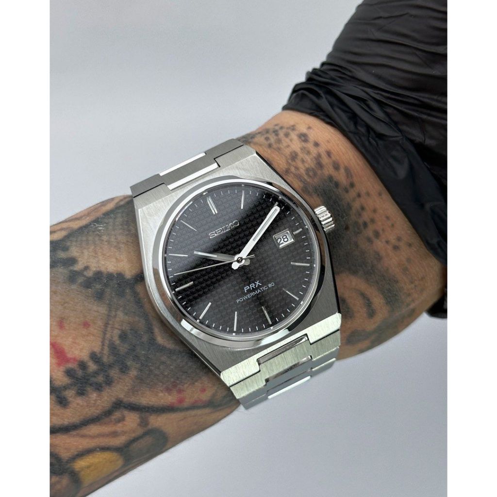 【40mm Black PRX】 Custom Seiko Mod Automatic Watch | Jam Tangan ...