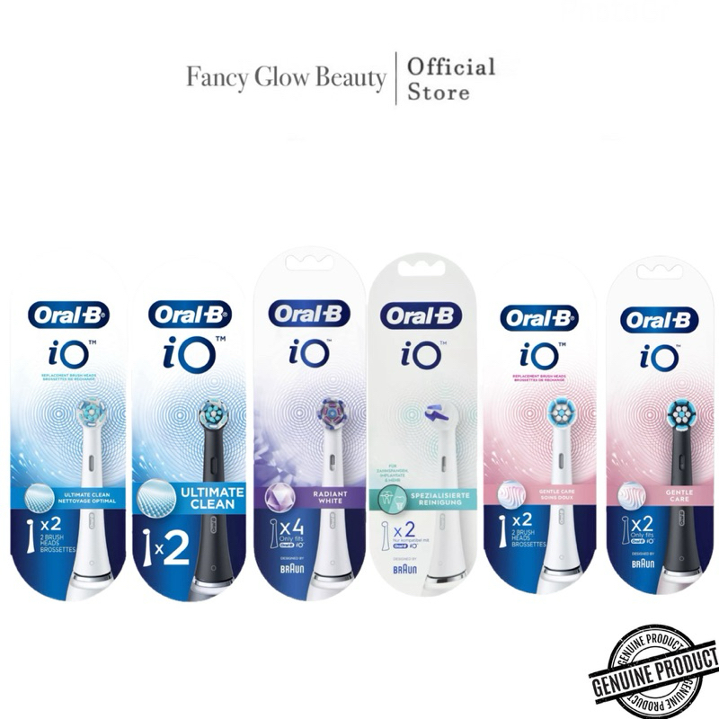 OralB iO Ultimate Clean Replacement Electric Toothbrush Heads Refill