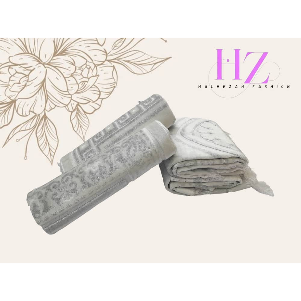 [ HALMEZAH ] Sejadah Putih Sejadah Hantaran Prayer Mat White Color ...