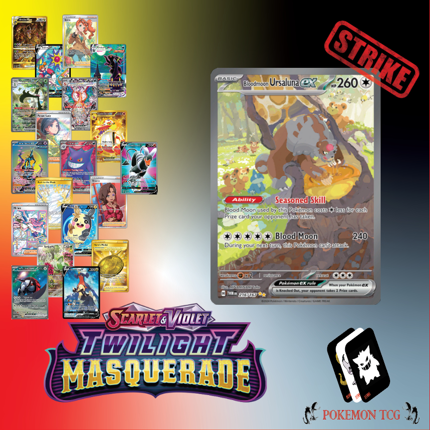 Pokémon TCG: Bloodmoon Ursaluna ex Box | Pokémon Center UK Official Site