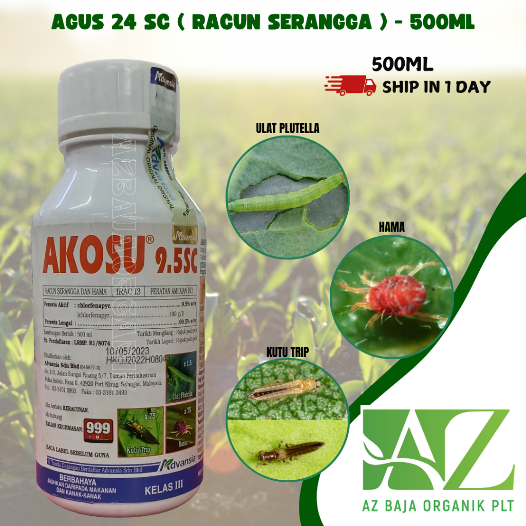 AKOSU - RACUN SERANGGA/INSECTICIDE - 500ML | Shopee Malaysia