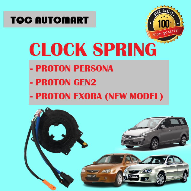 Proton Persona/Gen 2 Gen2/Exora 10 Way Black Socket Airbag Spring Cable ...