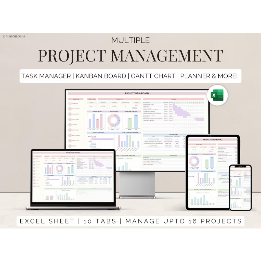 Project Management Tool for Small Business Project Task Tracker To-Do ...