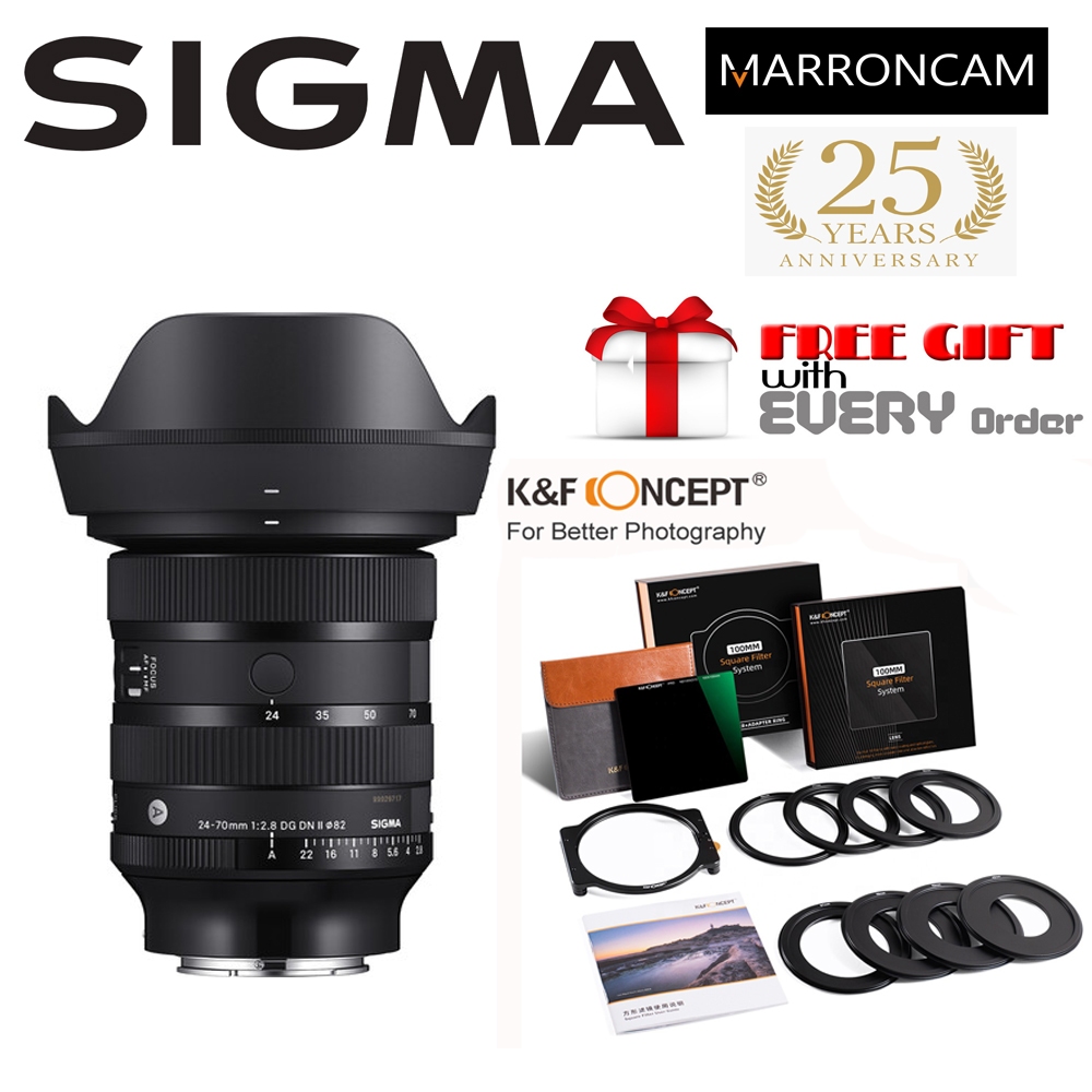 Sigma 24-70mm f/2.8 DG DN II Art Lens (SONY E)-Register Online Warranty ...
