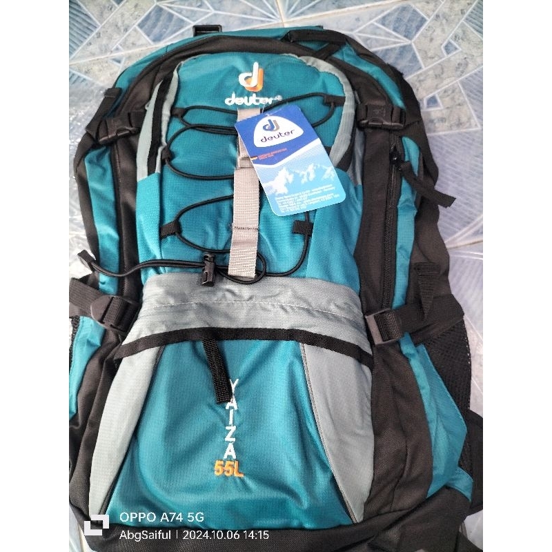 Beg Deuter Yaiza 55L tahan lasak untuk travel hari Shopee Malaysia