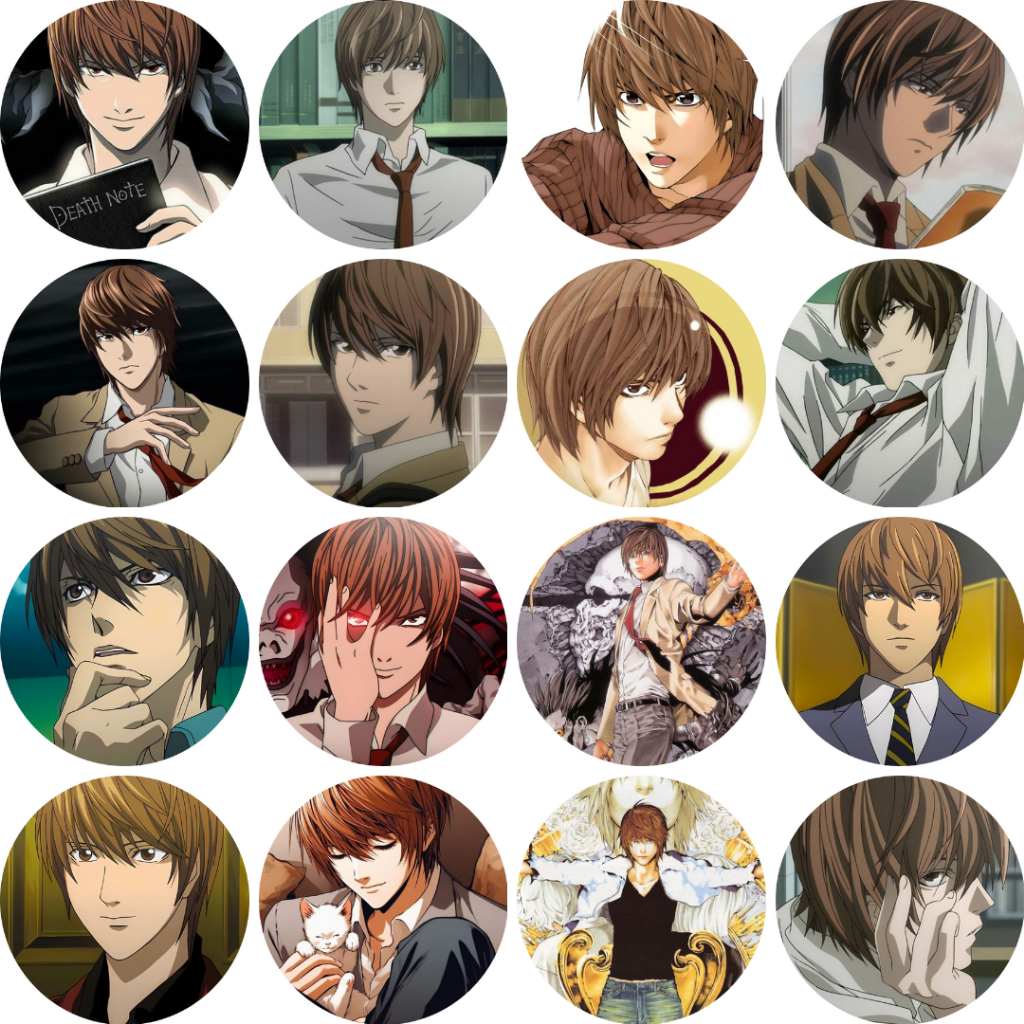 Death Note Light Yagami Button Badge 58mm | Shopee Malaysia