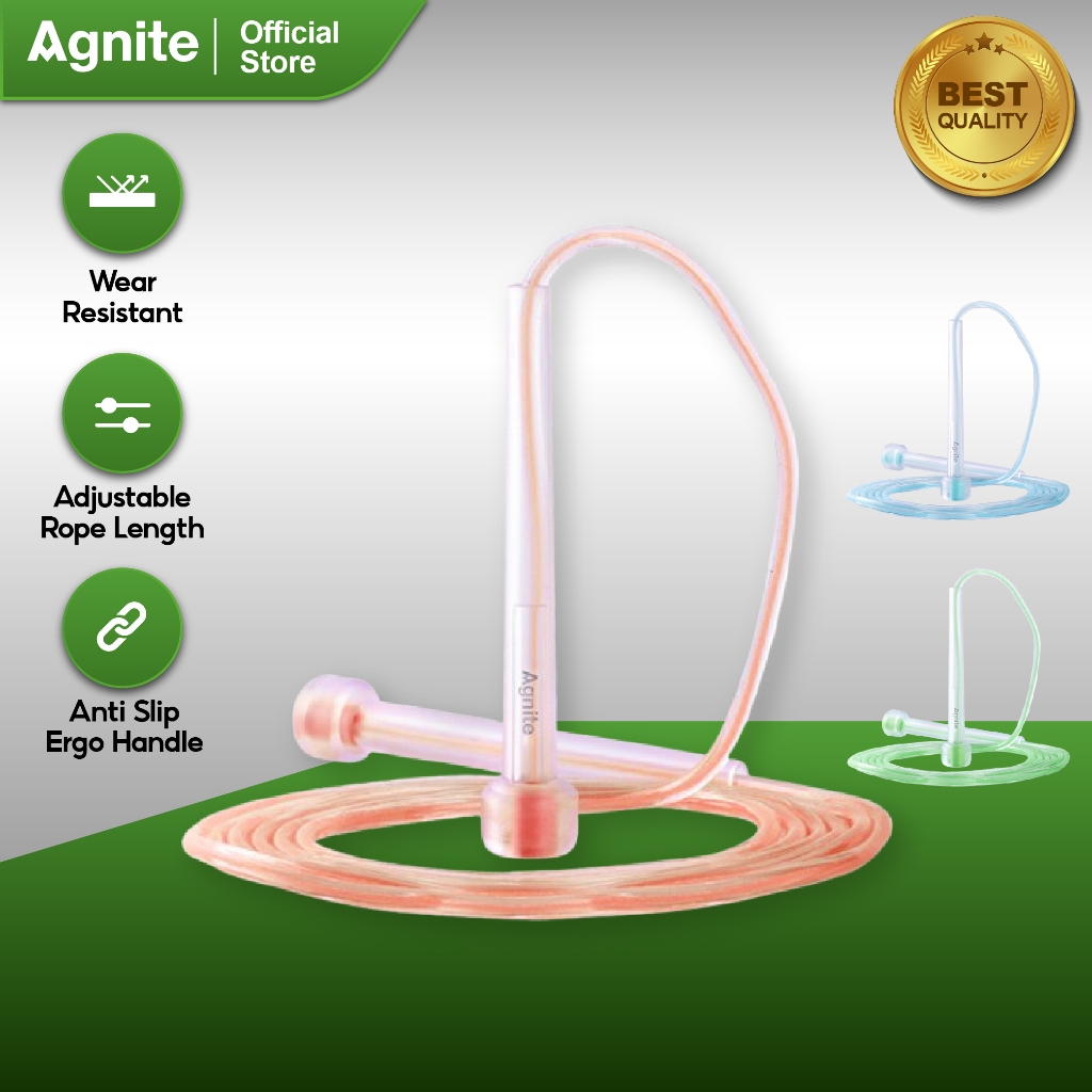 Agnite Nylon Adjustable Length Skipping Rope (2.8m) | Shopee Malaysia