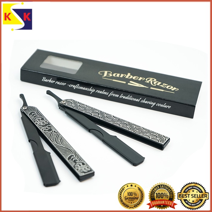 DERBY BLADE Steel Straight Razor Folding Razor With Shaving Ready ...
