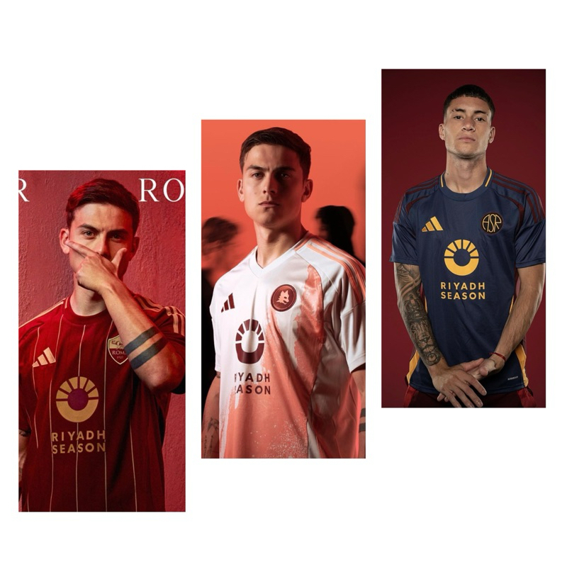 NEW 24/25!!! AS ROMA HOME & AWAY & 3RD FANS & PLAYER ISSUE KIT JERSEY ...