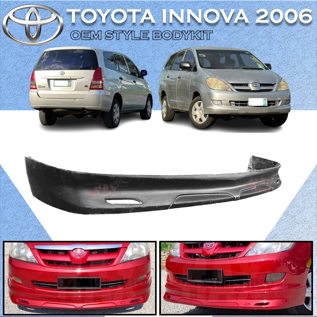 TOYOTA INNOVA 2006 OE LOOK BODYKIT (OE) BUMPER SKIRT LIP FOR INNOVA ...