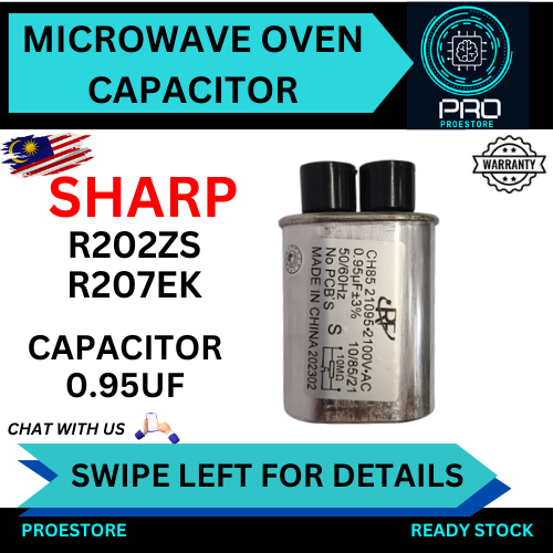 KAPASITOR Microwave Oven 0.95UF SHARP R202ZS / R207EK Kapasitor ...