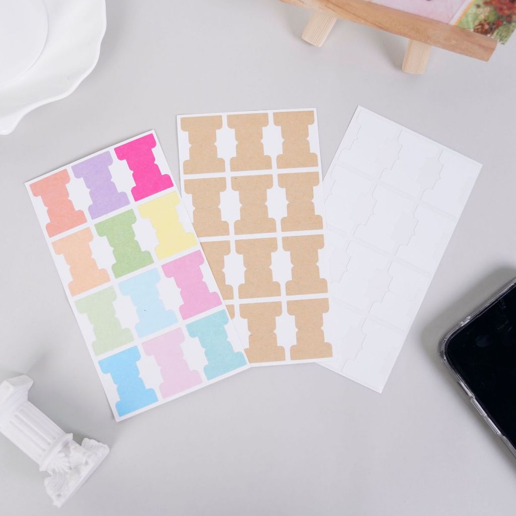 12pcs Index Month Subject Stickers DIY writable Label Journal Scrapbook ...