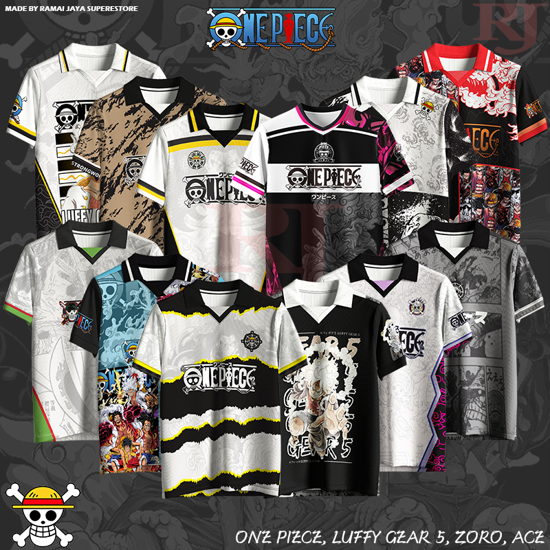 PLUS SIZE) SIZE: S -8XL ONE PIECE ANIME RETRO COLLAR, ONE PIECE