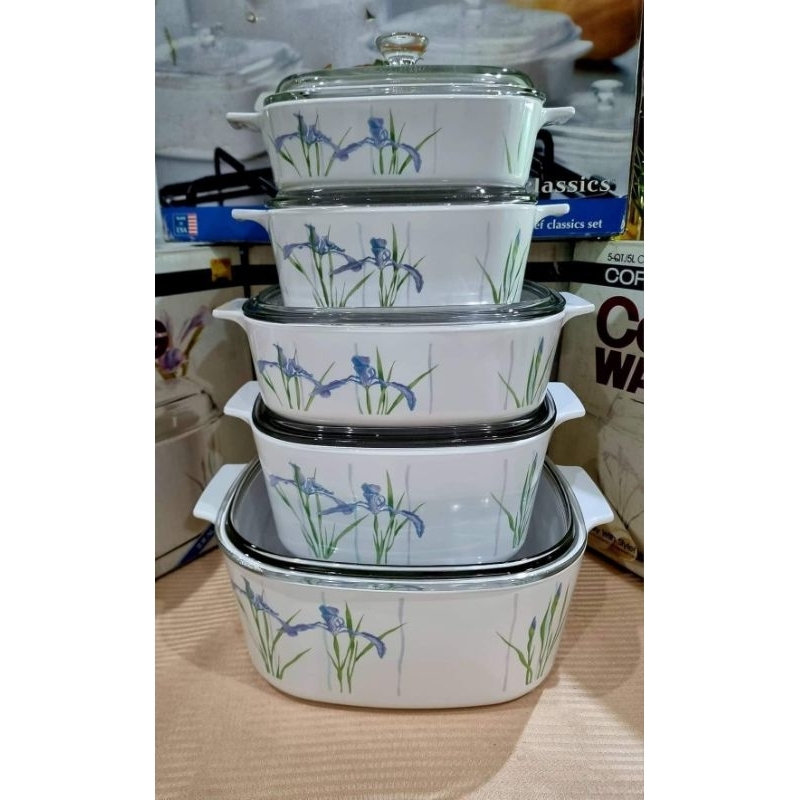 CORNINGWARE SHADOW IRIS 10PCS READY STOCK Shopee Malaysia