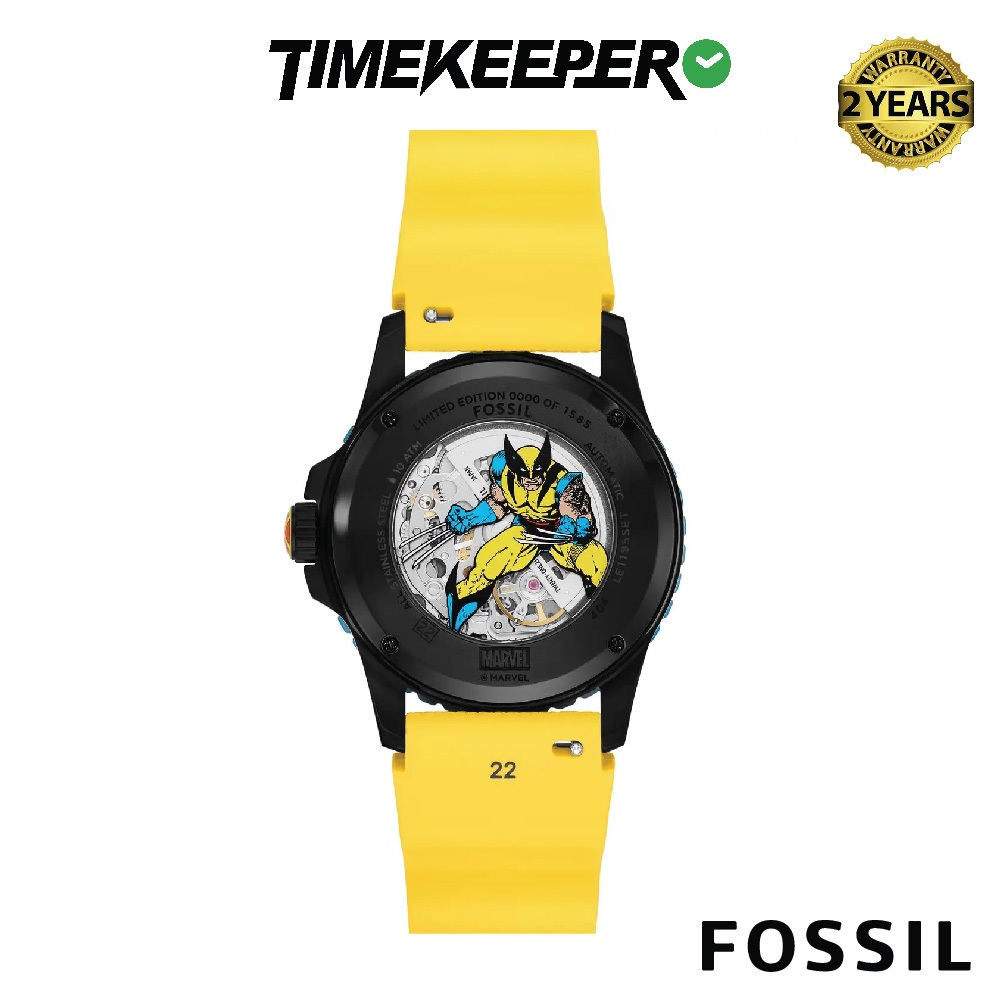 [NEW] Fossil Marvel Fossil Limited Edition Spiderman/ Deadpool/ Wolverine  Automatic Watch Years Warranty