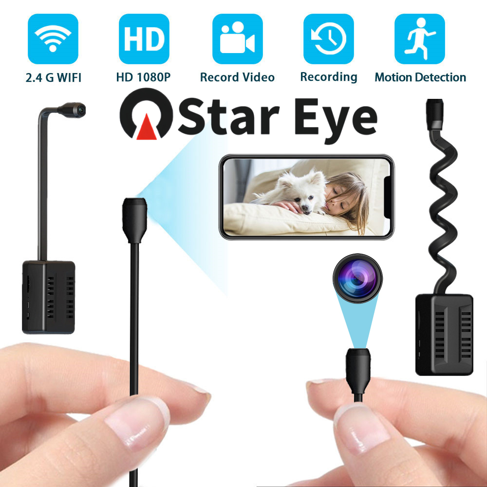 Mini Camera - 2MP Ultra Clear, Easy Wi-Fi Setup, 2000mAh Battery, Loop ...