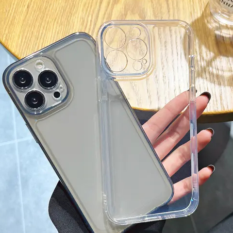 SPACE Transparent Soft TPU Silicon Casing For iPHONE 16 15 11 12 13 14 ...
