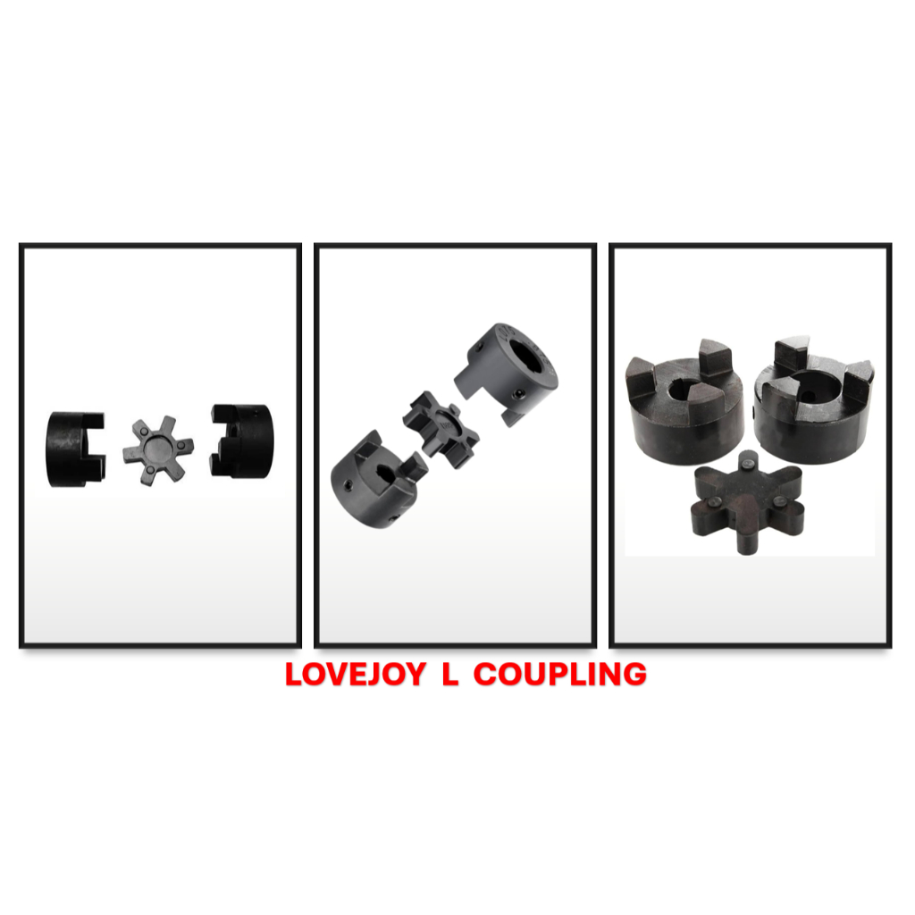 L050 L070 L075 L095 L100 Rubber Element L Type Jaw Flexible Coupling ...