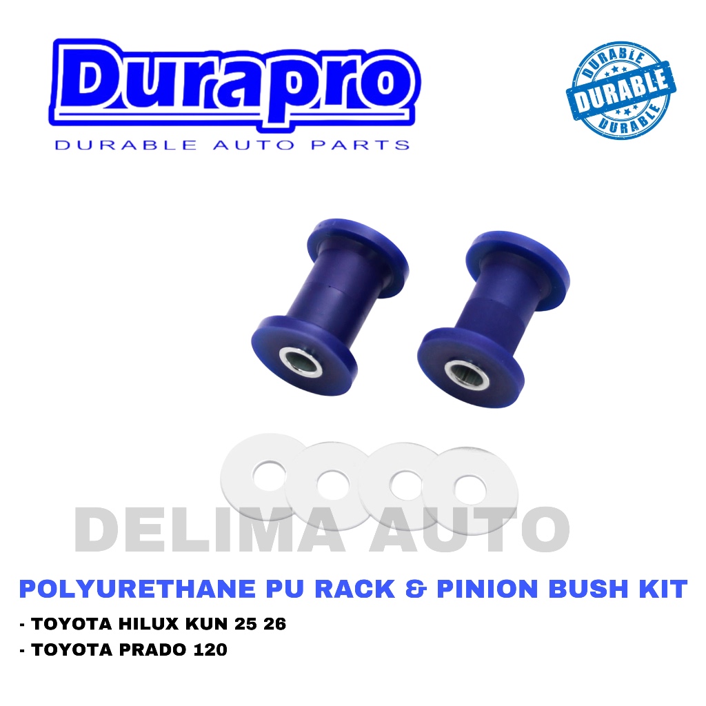 DURAPRO POLYURETHANE PU RACK AND PINION TOYOTA HILUX VIGO KUN25 KUN26 ...