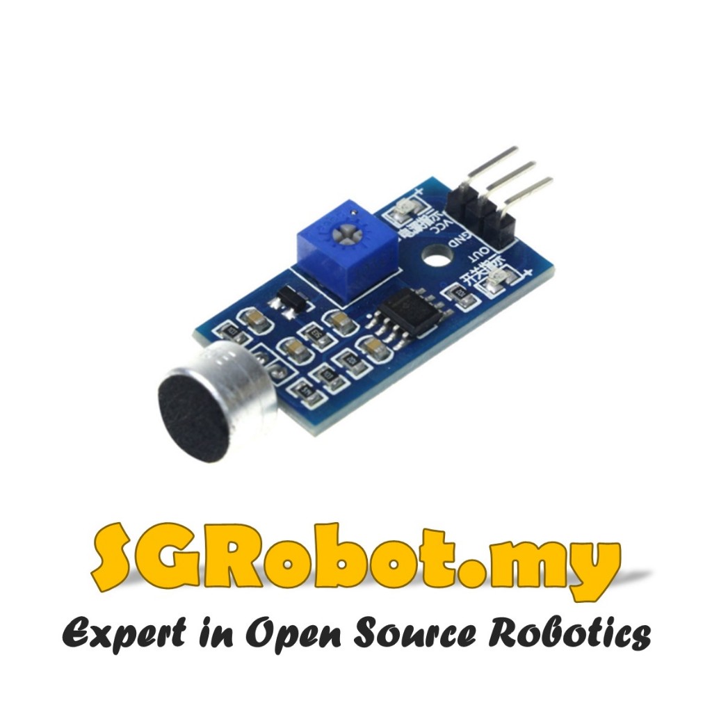 3pin Voice Sound Detection Sensor Module Intelligent Smart Vehicle ...