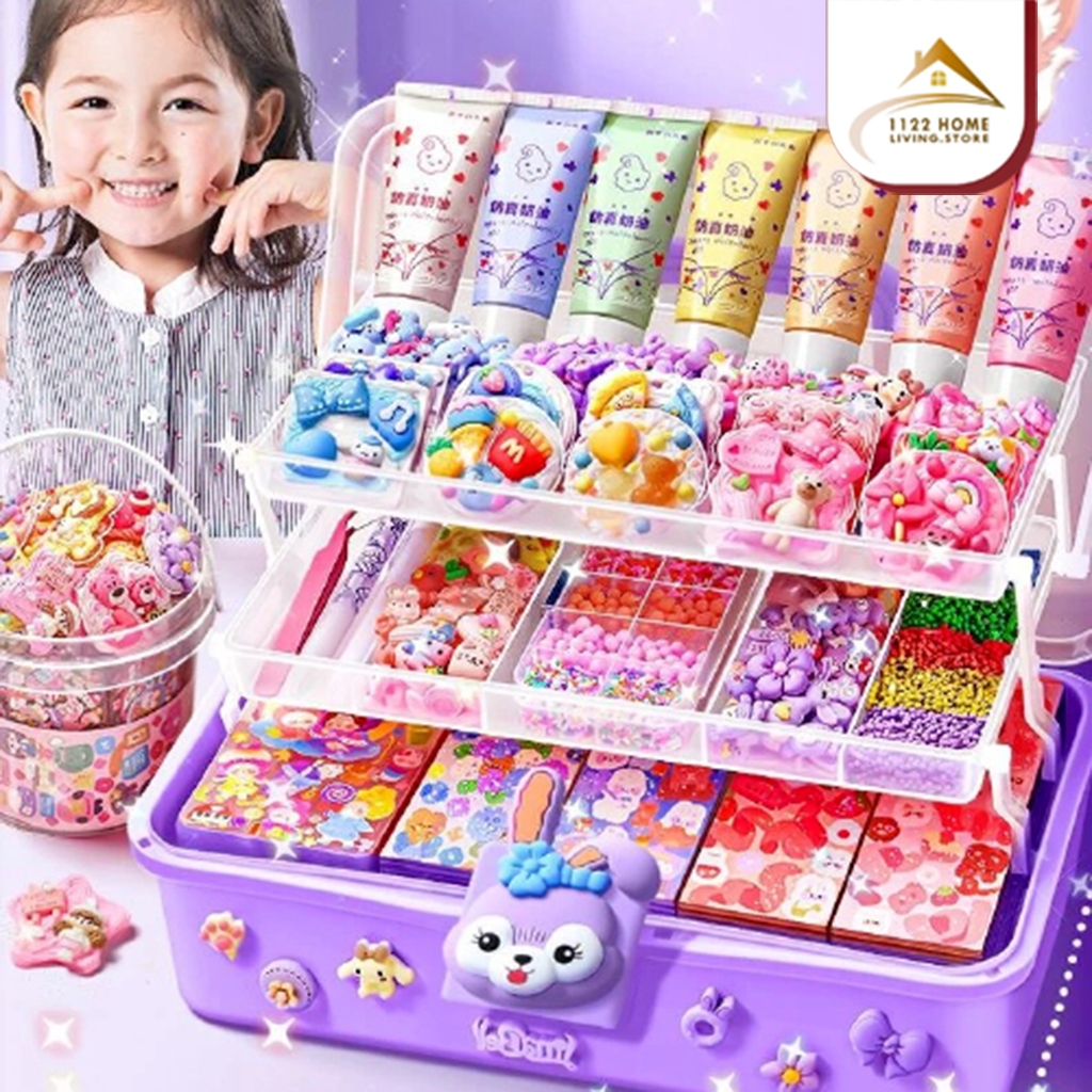 931PCS Full Set CUCKOO Material Package Sticker Kids Keychain DIY Tools ...