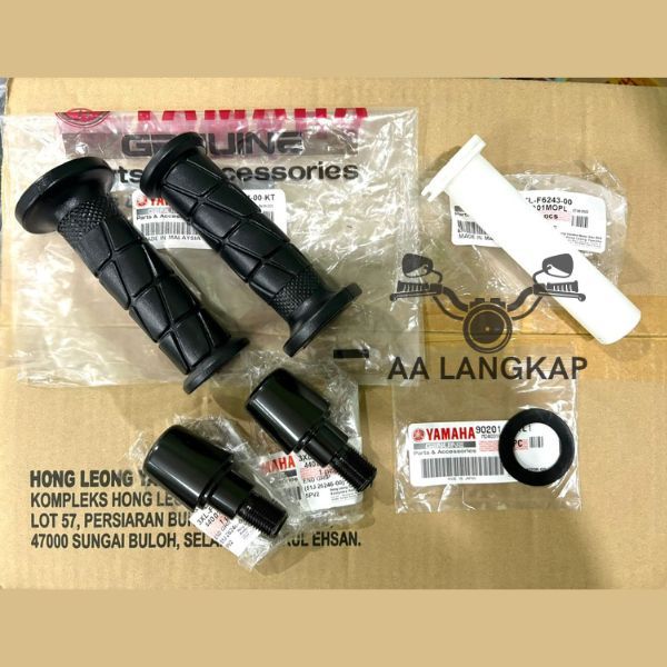 RXZ MILI HANDLE GRIP + THROTTLE pipe + BALANCER Getah Sarong handle ...