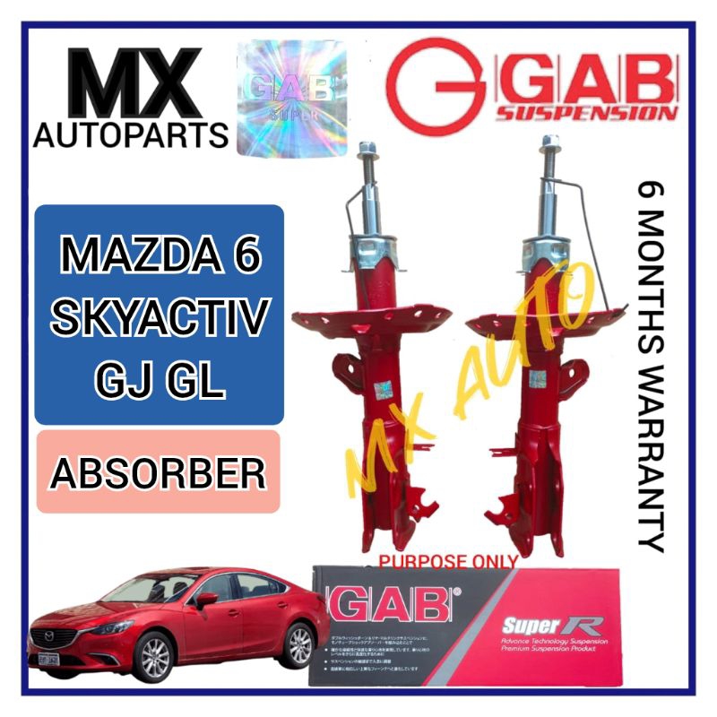 ORIGINAL GAB SUPER R HEAVY DUTY MAZDA 6 SKYACTIV 2.0 2.5 GJ GL FRONT OR ...
