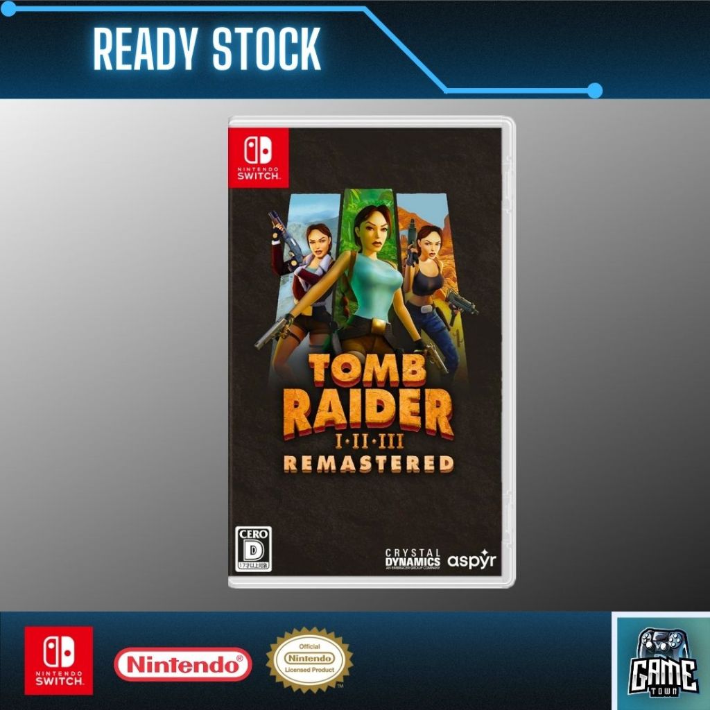 Nintendo Switch Tomb Raider I.II.III Remastered 古墓丽影