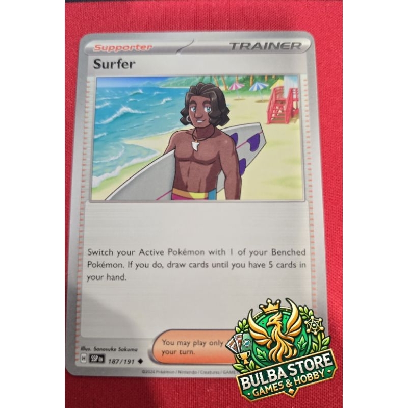 surfer pokemon card Surfing Pikachu VMAX Celebrations 25th Anniversary 009/025, NM Pokemon main image 1