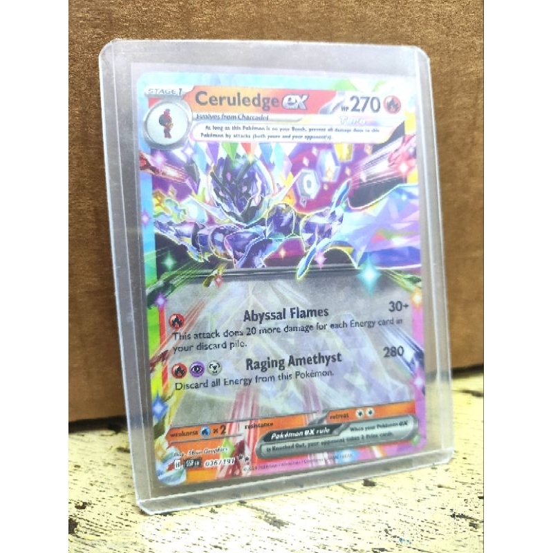 psa grading pokemon cards near me Pokémon TCG - Ceruledge ex - 036/191 - Double Rare main image 0
