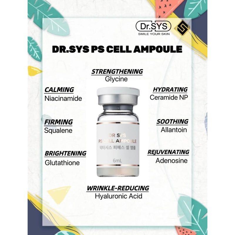 DR SYS PS CELL AMPOULE 19本入り DR.SYS PS CELL AMPOULE OSMOCELL STEM CELL CALMING WRINKLE