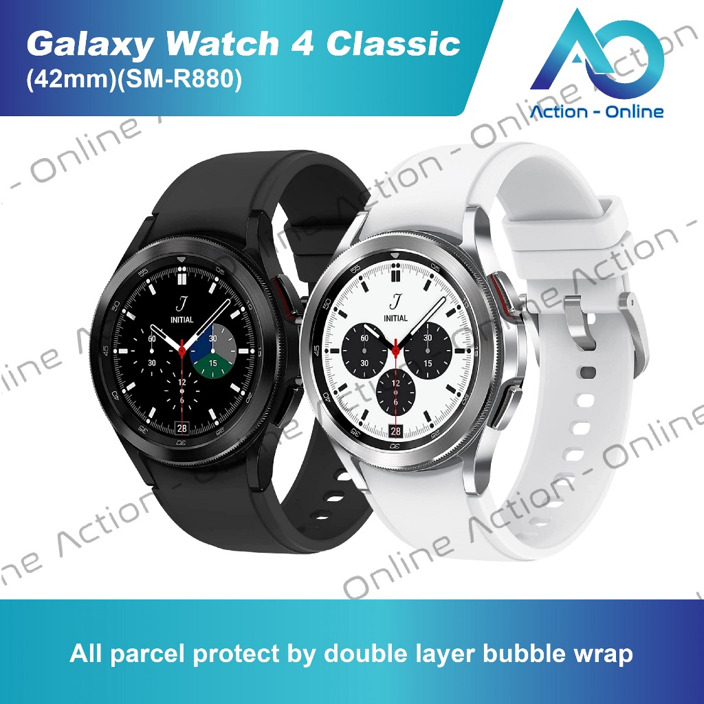 Samsung Galaxy Watch 4 Classic 42mm R880 Bluetooth Version Smart Watch 1 Year Warranty by Samsung Malaysia