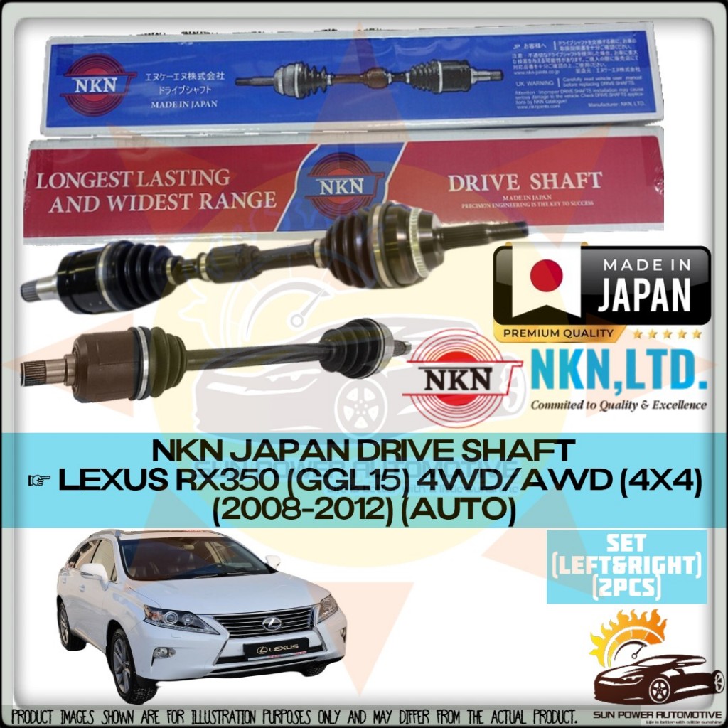 Lexus RX350 GGL15 4WD AWD (2008-2012) ( AUTO ) 100% ORIGINAL NKN JAPAN ...