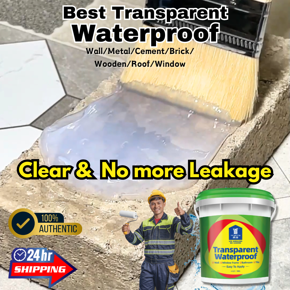 QL Transparent Waterproof Coating Glue外墙透明防水胶/Leakage Protection/Wall ...