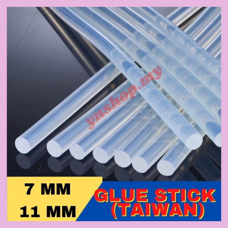 💥7mm 11mm💥Hot Melt Stick Hot Glue Stick Gam Pistol (TAIWAN) | Shopee ...
